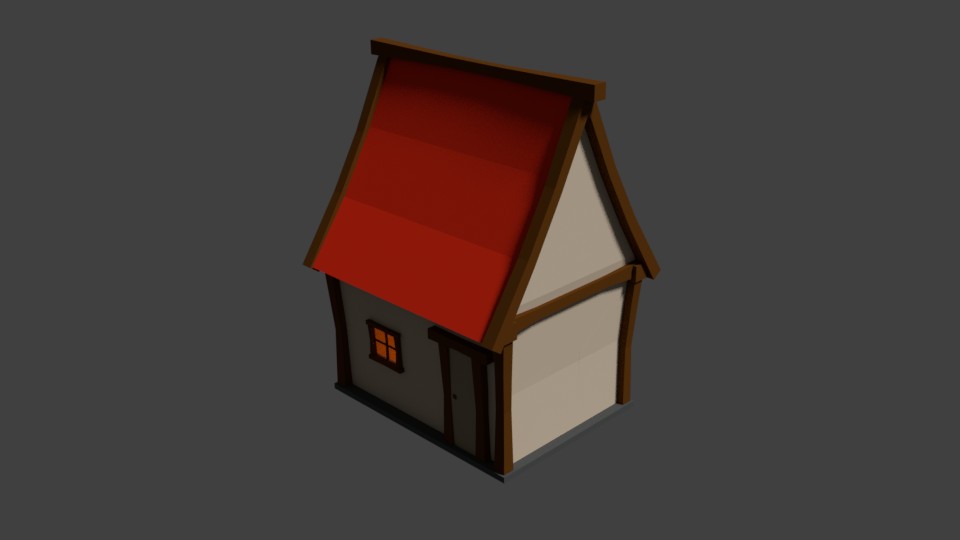 Low Poly house preview image 1